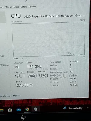Laptop HP 8GB AMD Ryzen 5 SSD 256GB