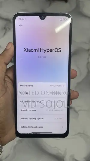 Xiaomi Poco C75 128 GB Blue