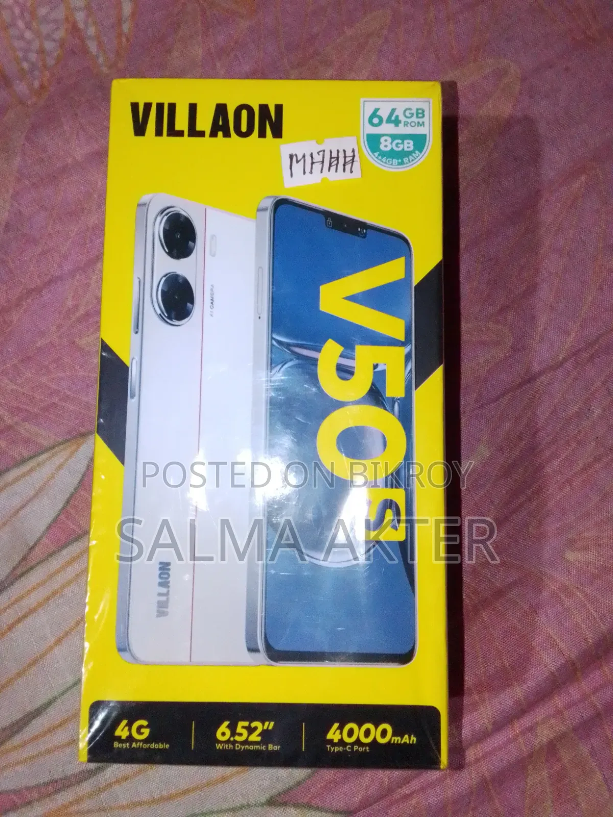 New Villaon V50s 64 GB Black