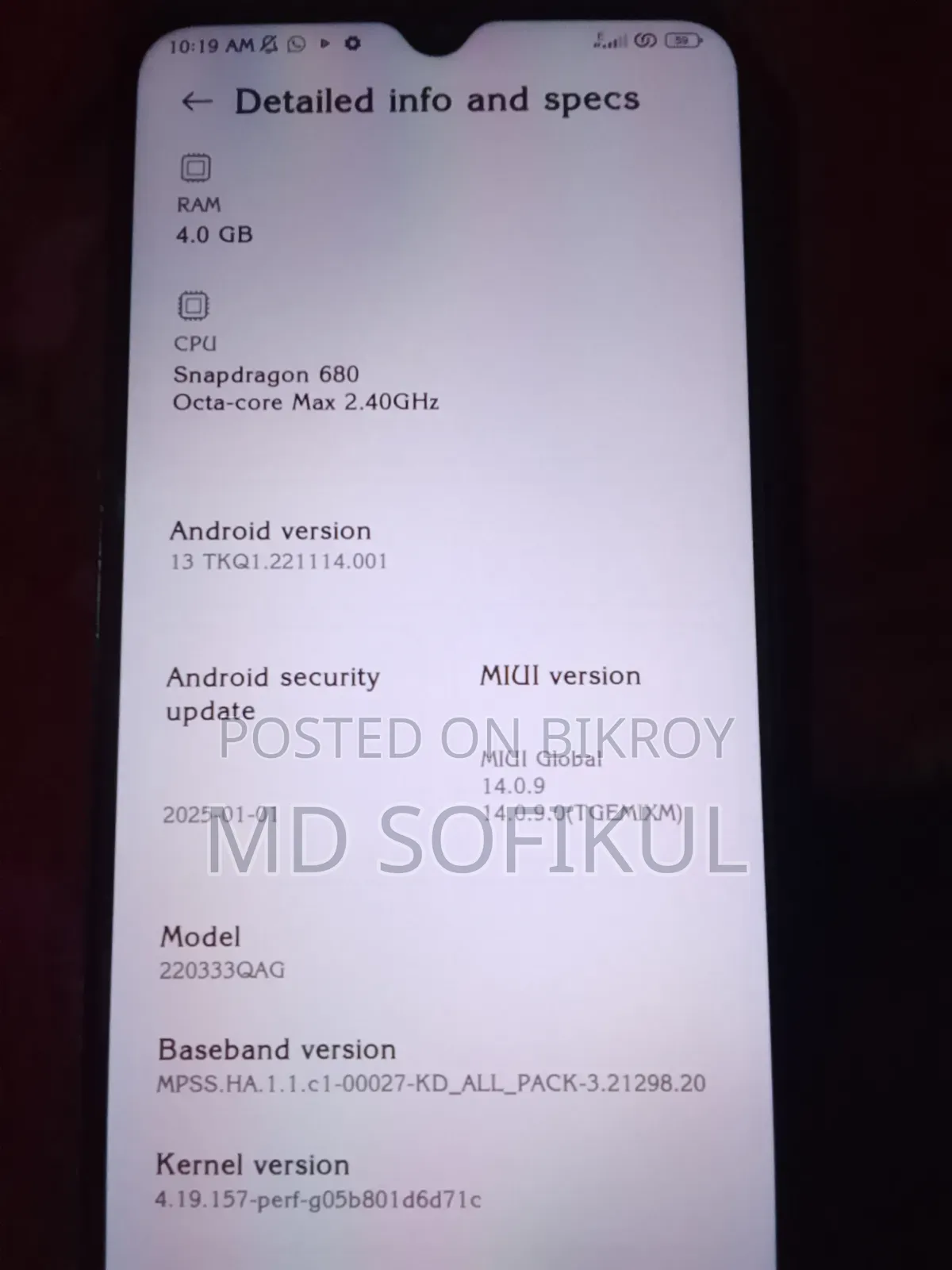 Xiaomi Redmi 10C 64 GB Black