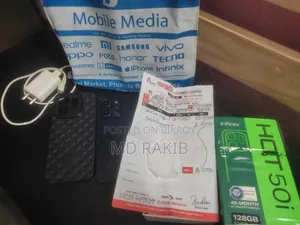 New Infinix Hot 50i 128 GB Black