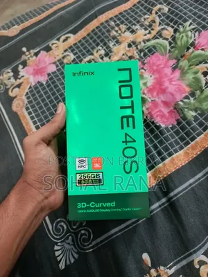 Infinix Note 40S 256 GB Black