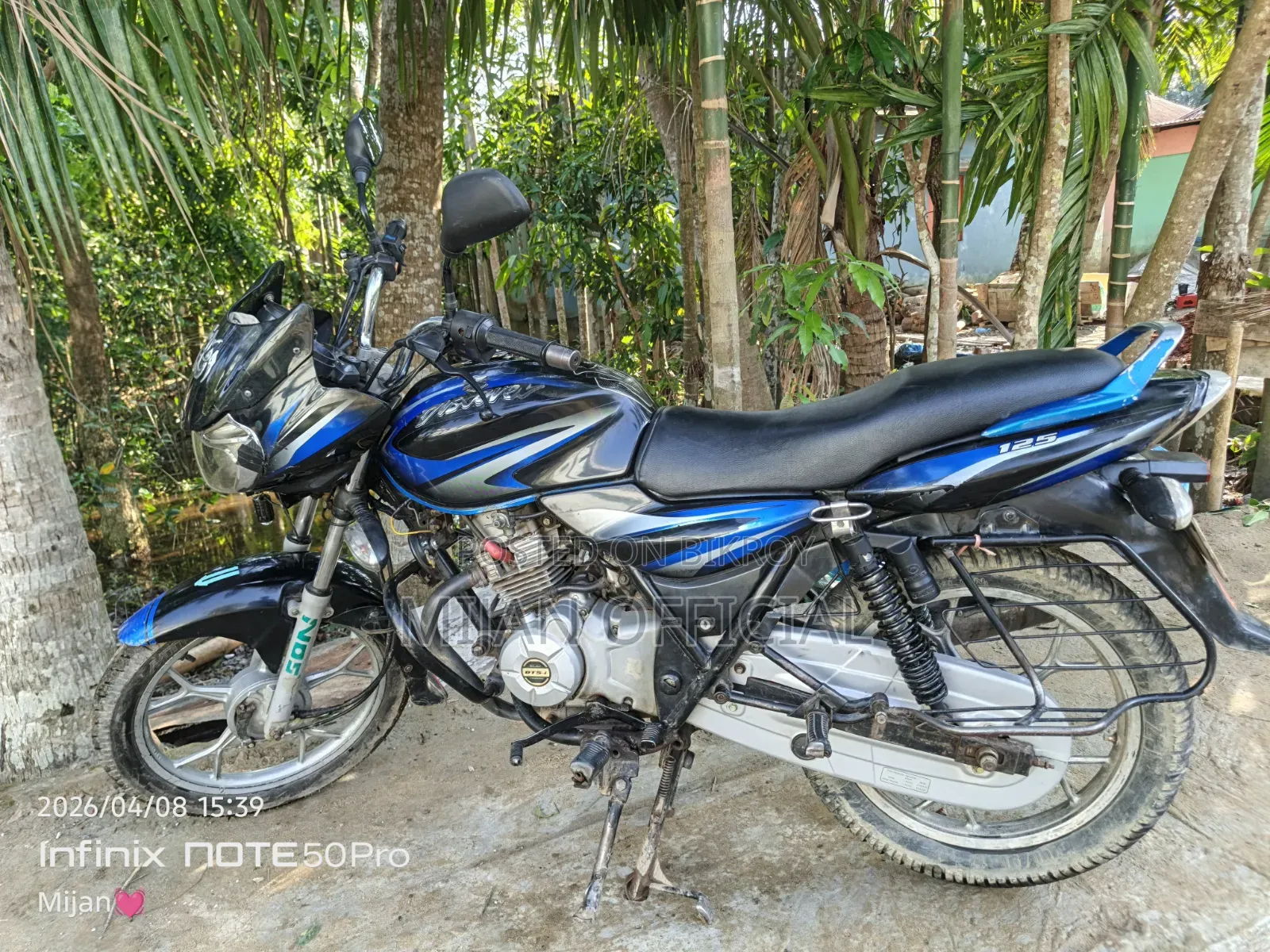 Bajaj Discover 125 2017 Blue