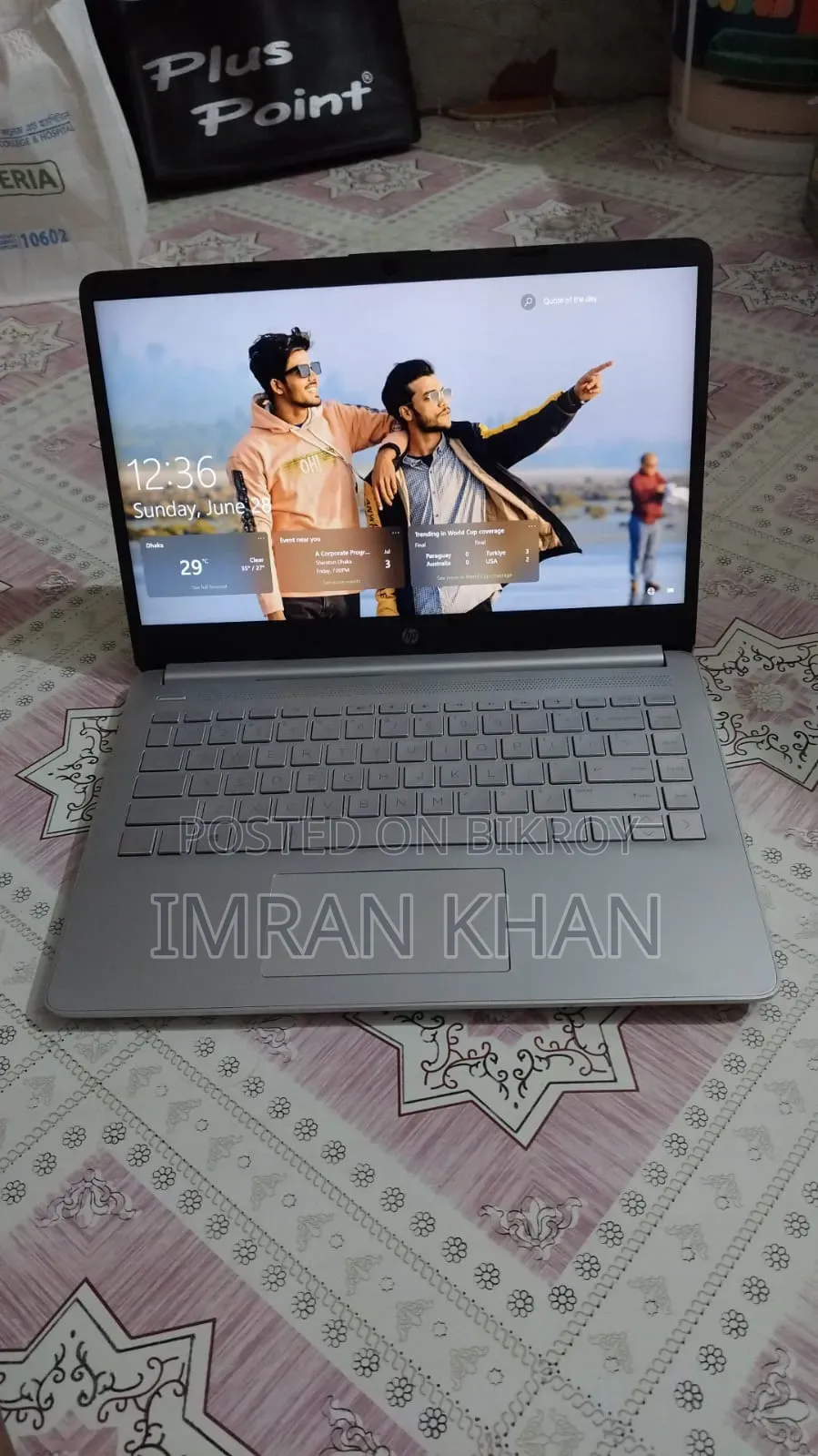 Laptop HP 8GB SSD 256GB