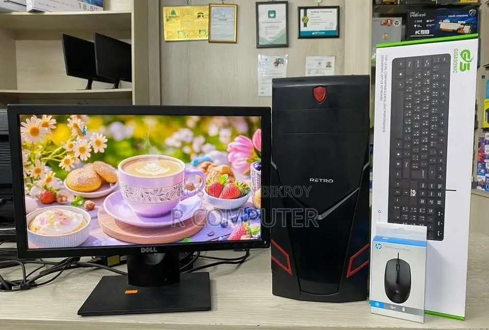 Desktop Computer Gigabyte 4GB Intel Core i3 SSD 128GB