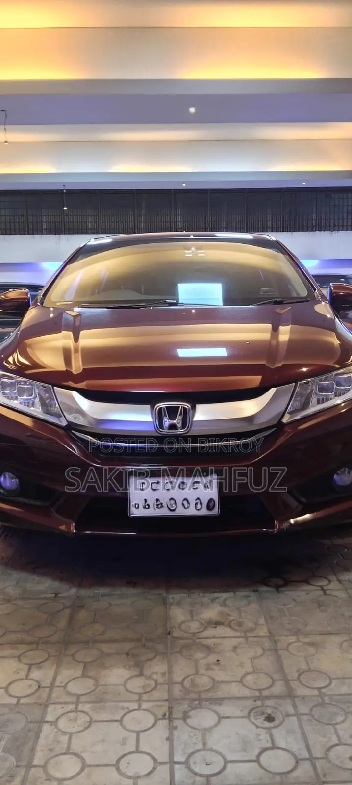 Honda Grace 2015 Maroon