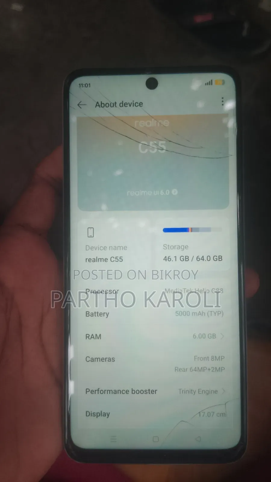 Realme C55 128 GB Rose Gold