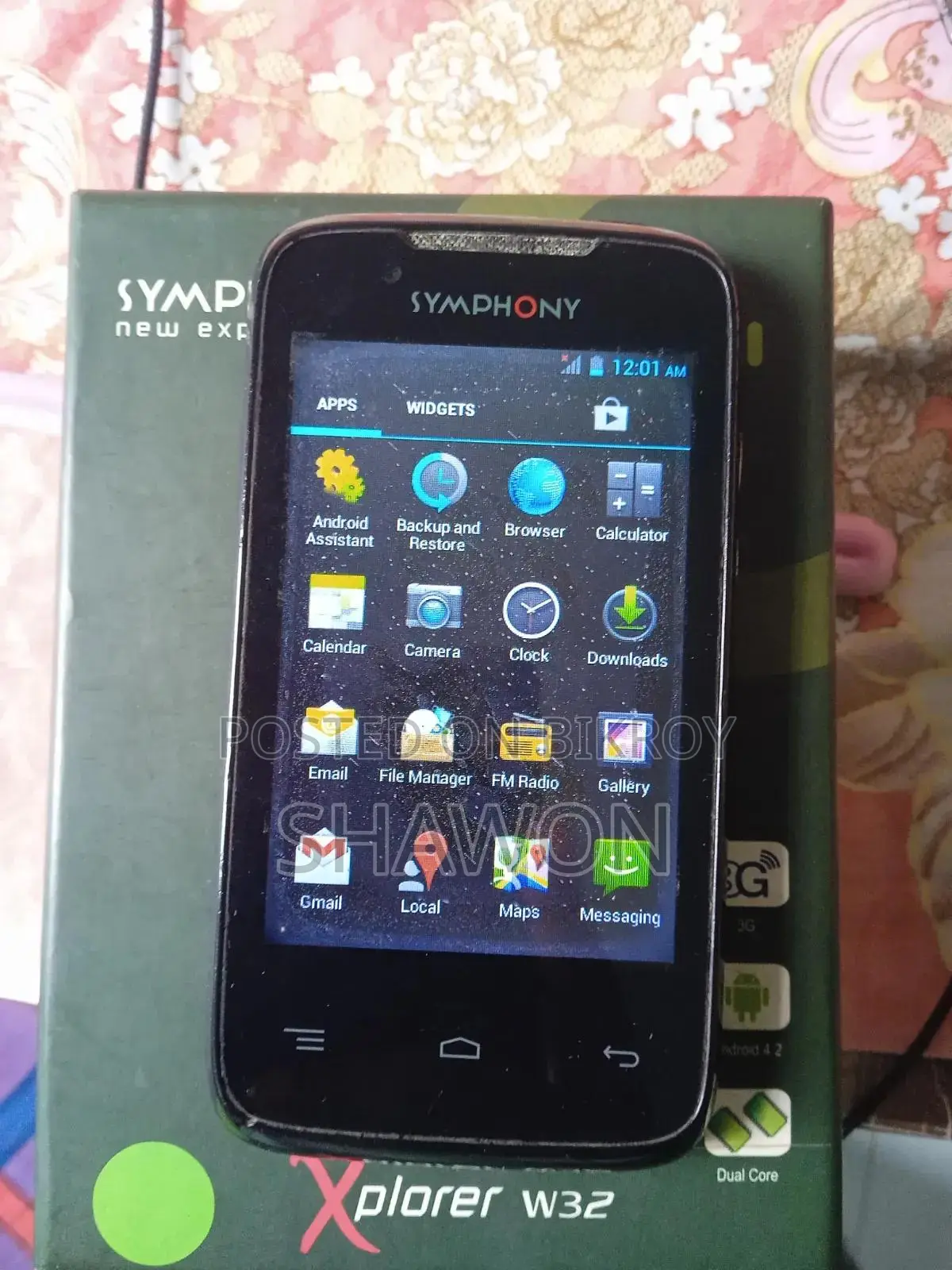 Symphony W32 Black