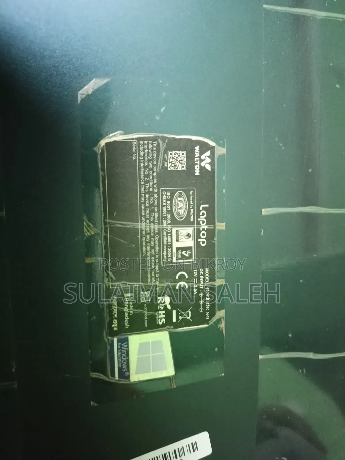 Laptop 4GB SSD 256GB