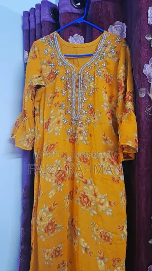 Yellow Flawless Sleeves Up Stoned Dress