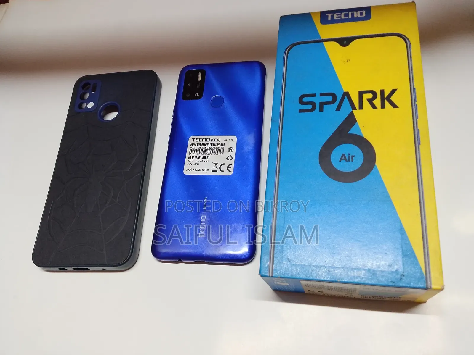 Tecno Spark 6 Air 64 GB Blue