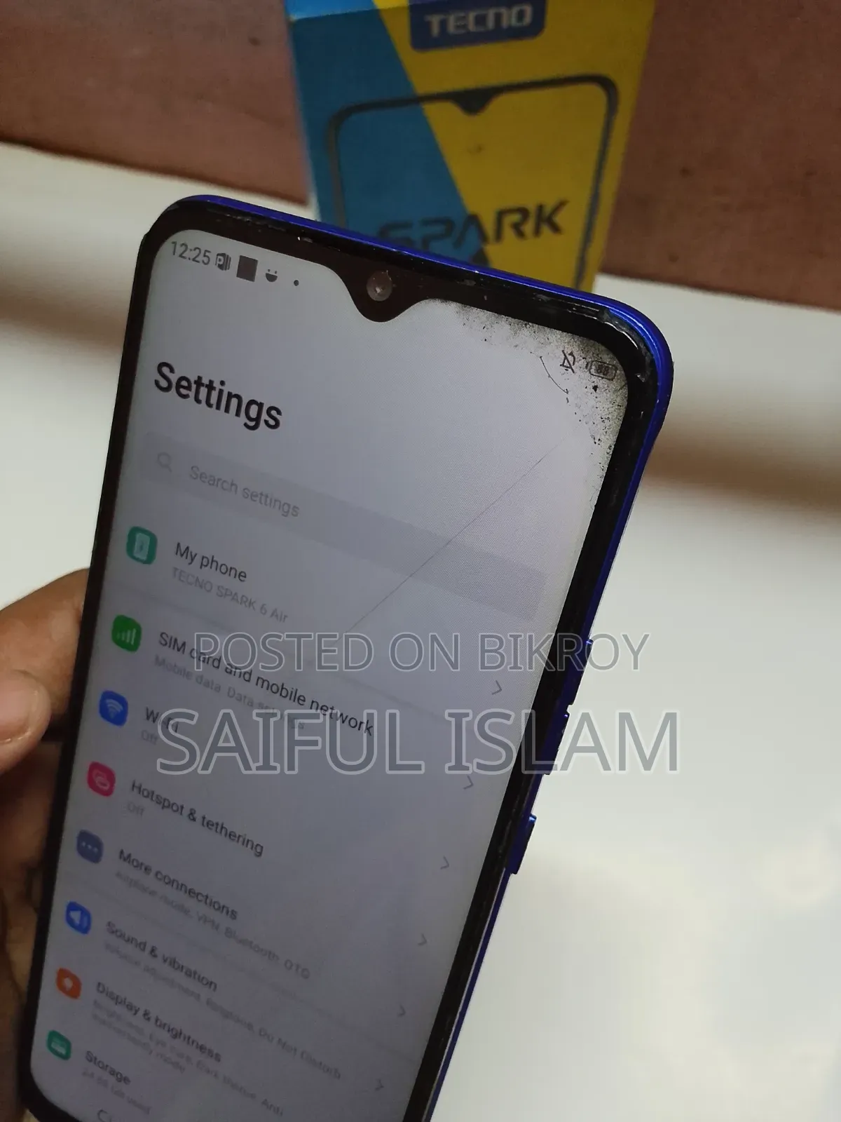 Tecno Spark 6 Air 64 GB Blue