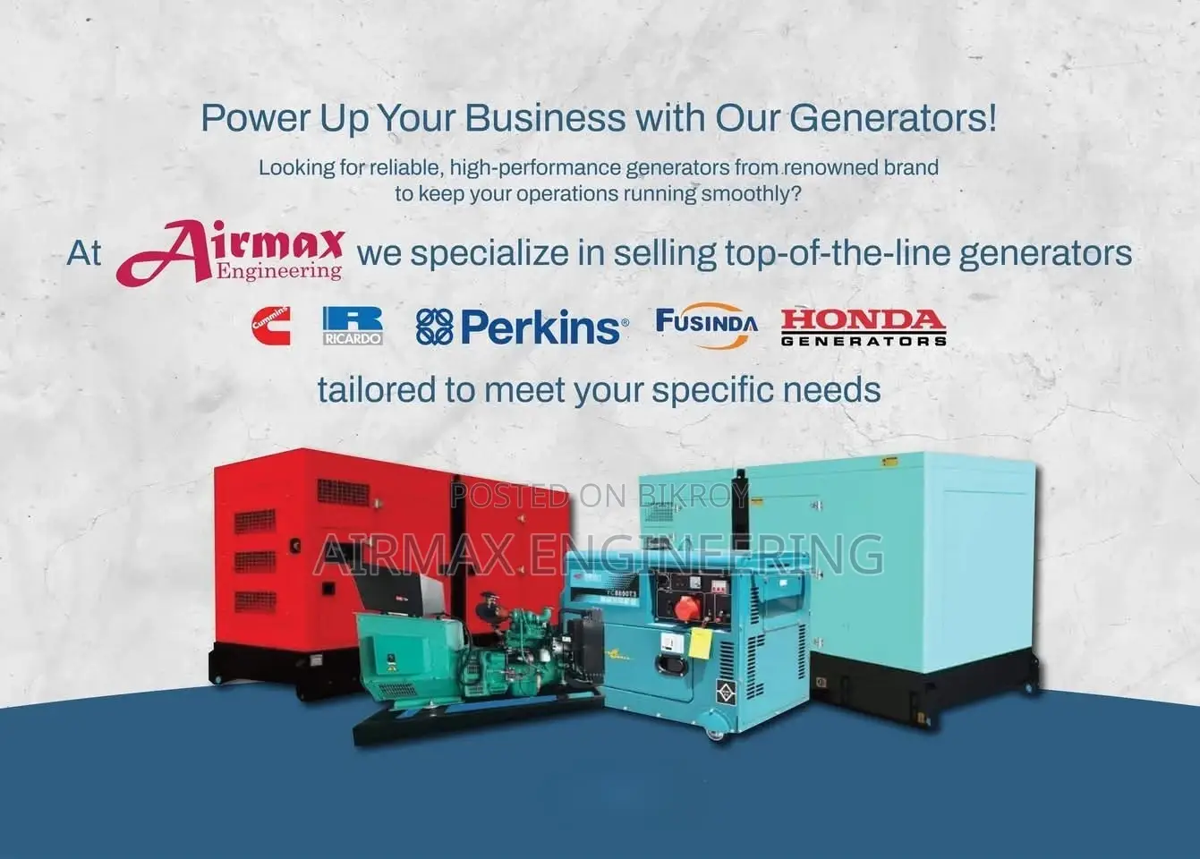 Cummins 30 Kva (24 Kw) Diesel Generator – Typical Specifications