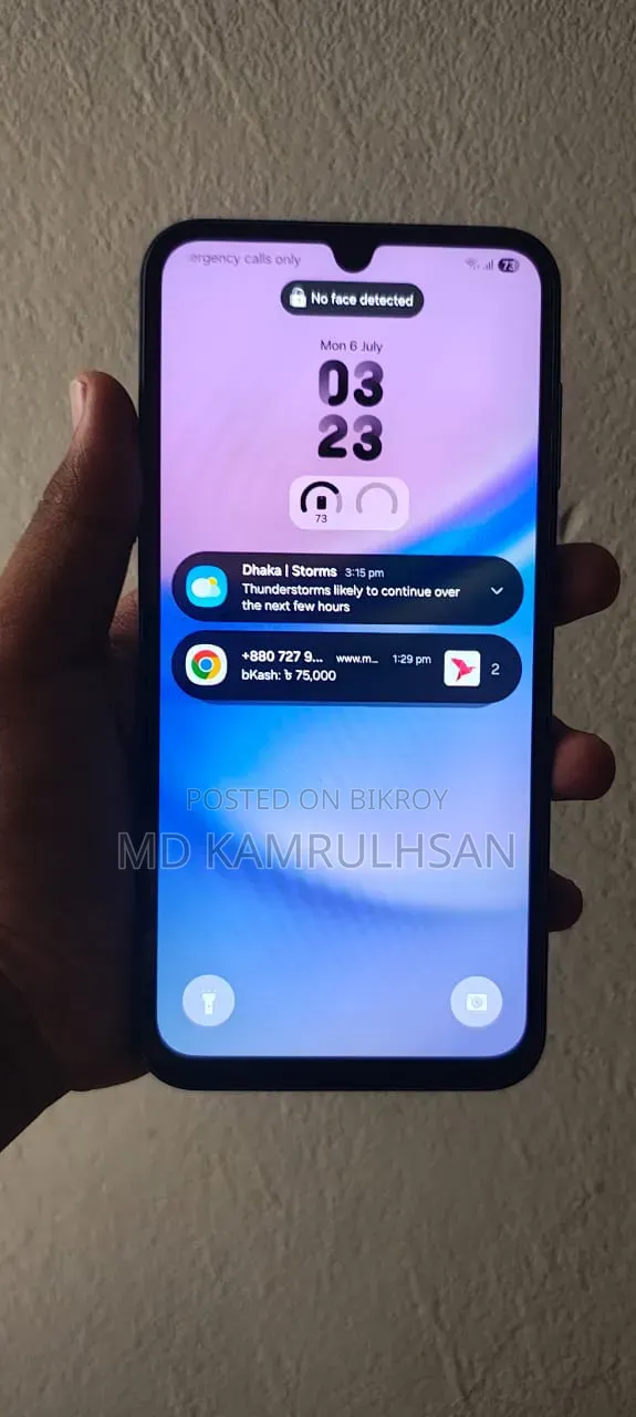 স্যামসাং গ্যালাক্সি এ১৫ ১২৮ জিবি ব্ল্যাক
