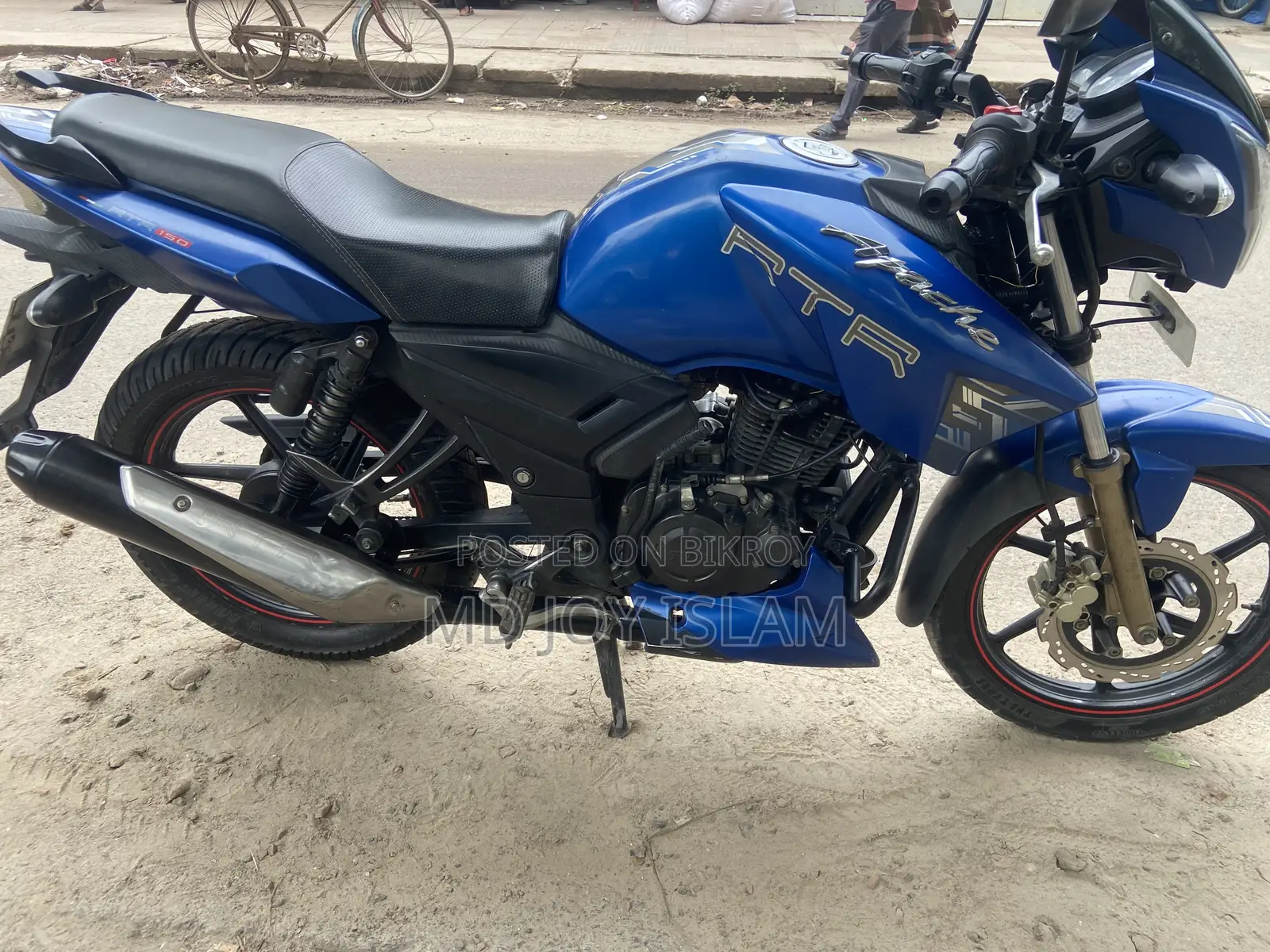 TVS Apache RTR 160 2V 2017 Blue