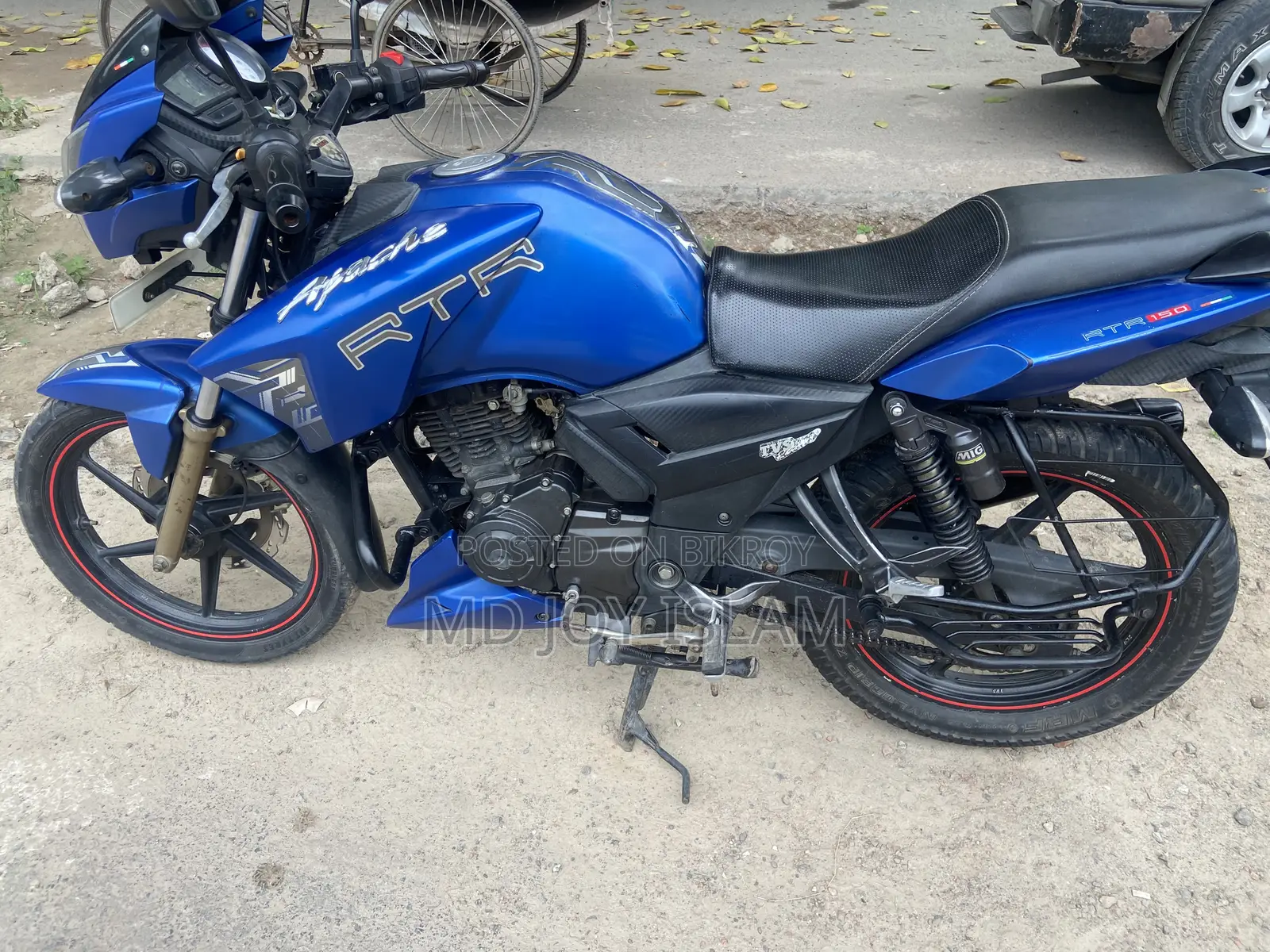 TVS Apache RTR 160 2V 2017 Blue