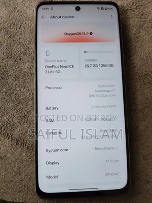 New OnePlus Nord CE 3 Lite 5G 128 GB Green