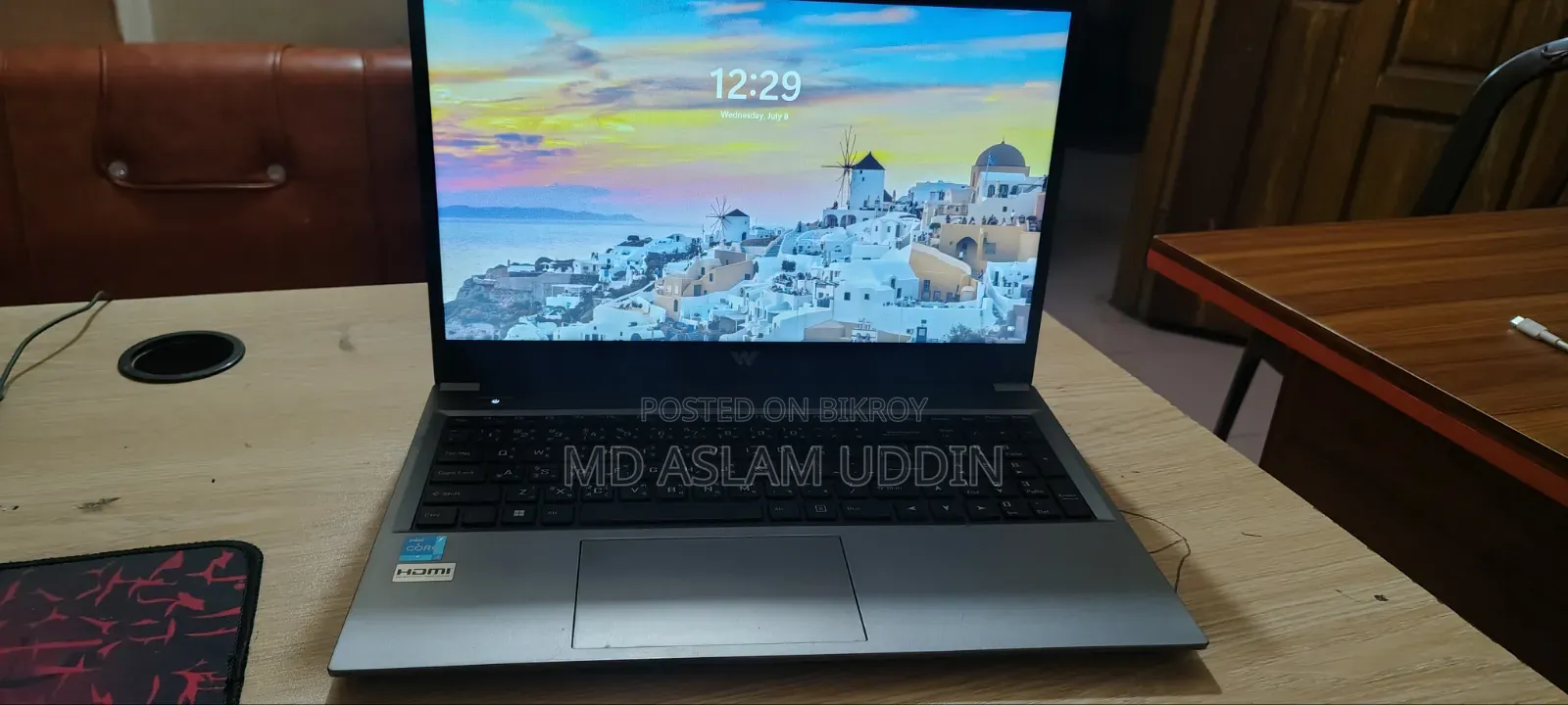 Laptop 8GB Intel Core i3 SSD 512GB