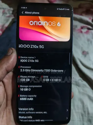 iQOO Z10x 128 GB Blue