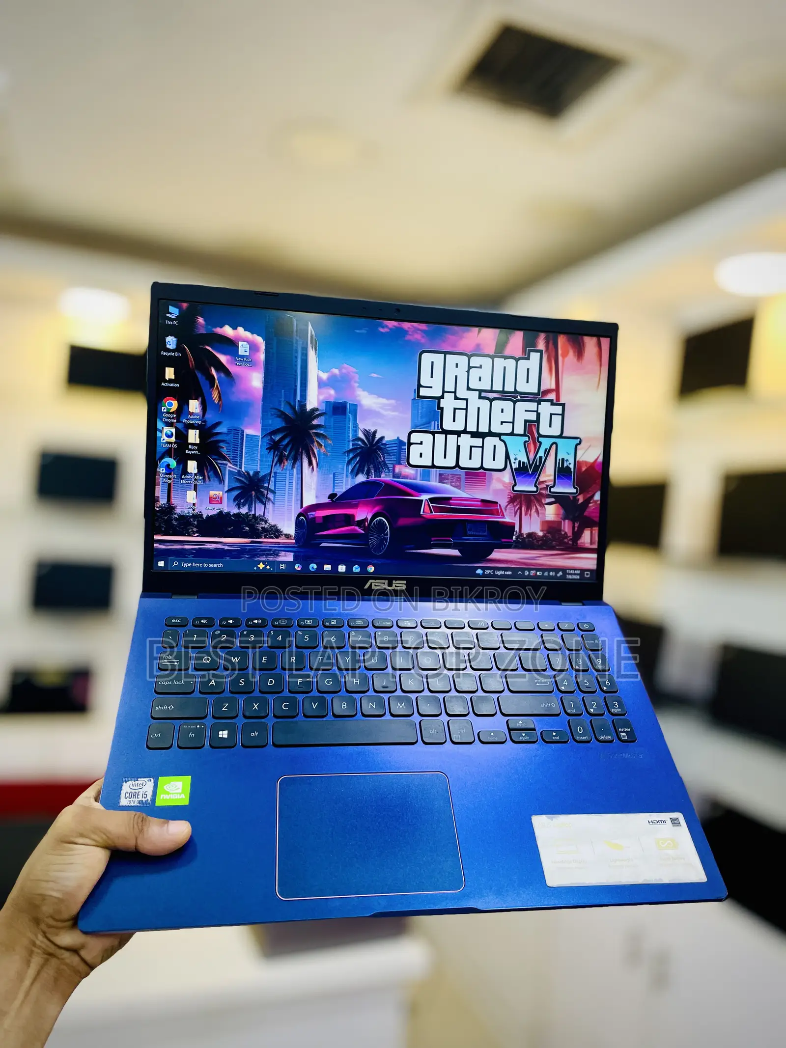 Laptop Asus Vivobook 15 8GB Intel Core i5 SSD 256GB