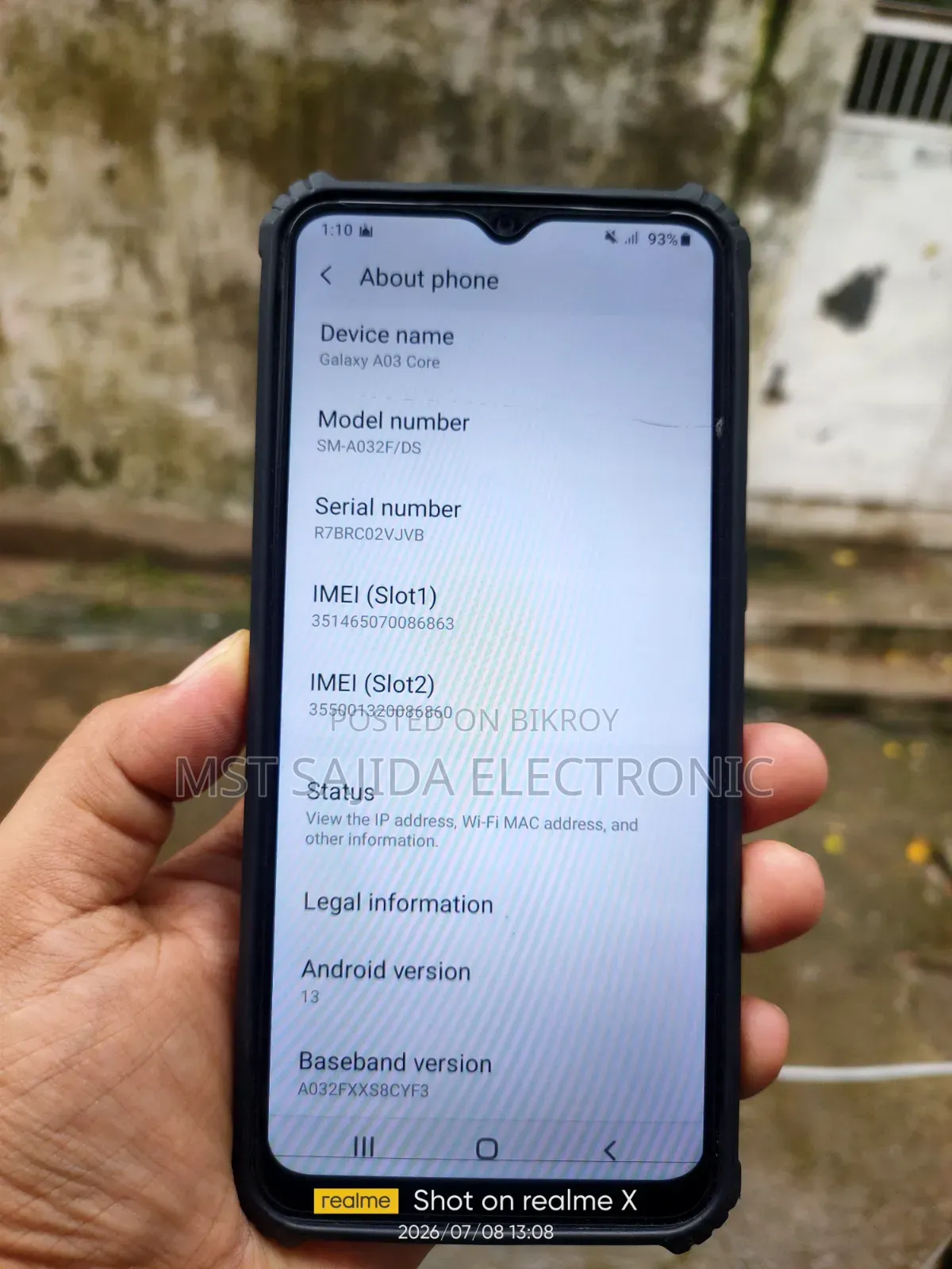 Samsung Galaxy A03 Core 32 GB Black