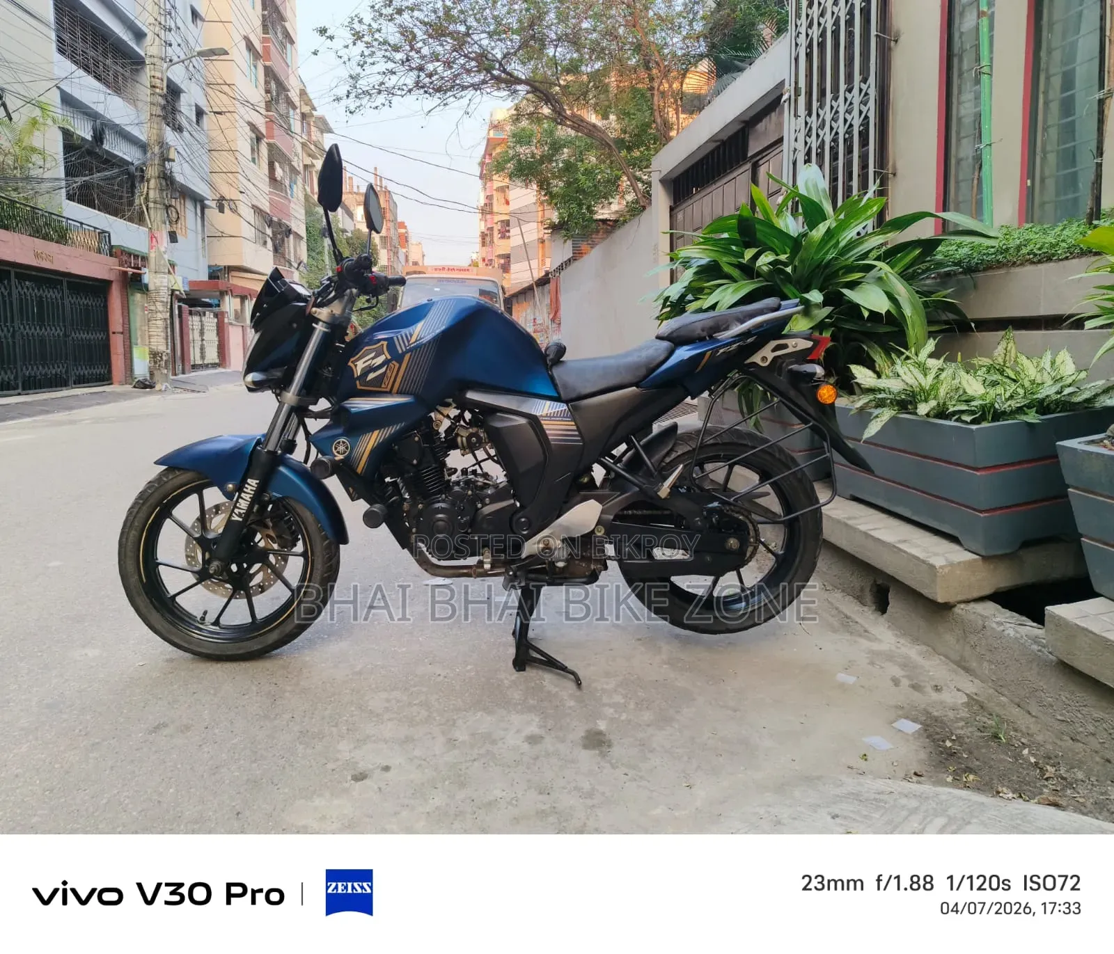 Yamaha FZ 2022 Blue