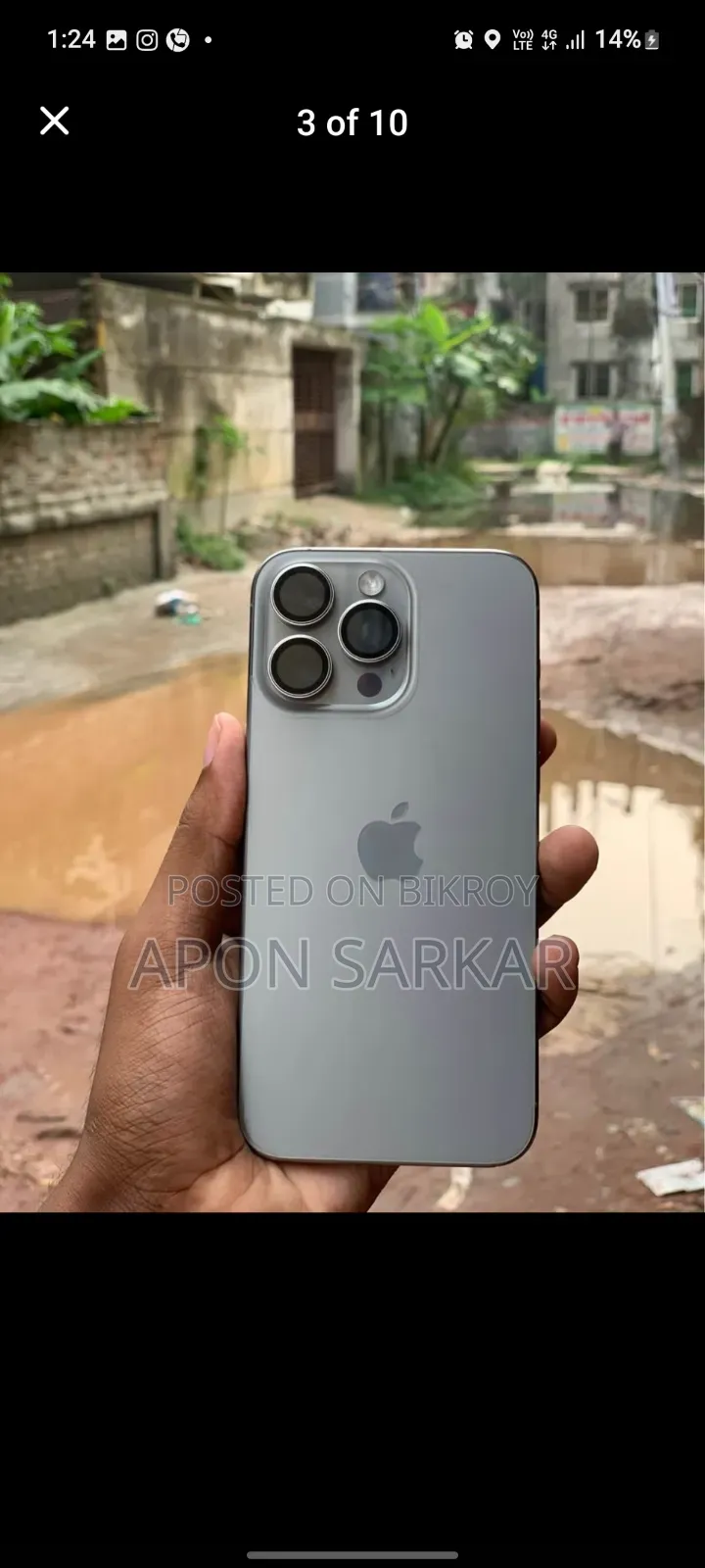 Apple iPhone 15 Pro Max 256 GB Silver