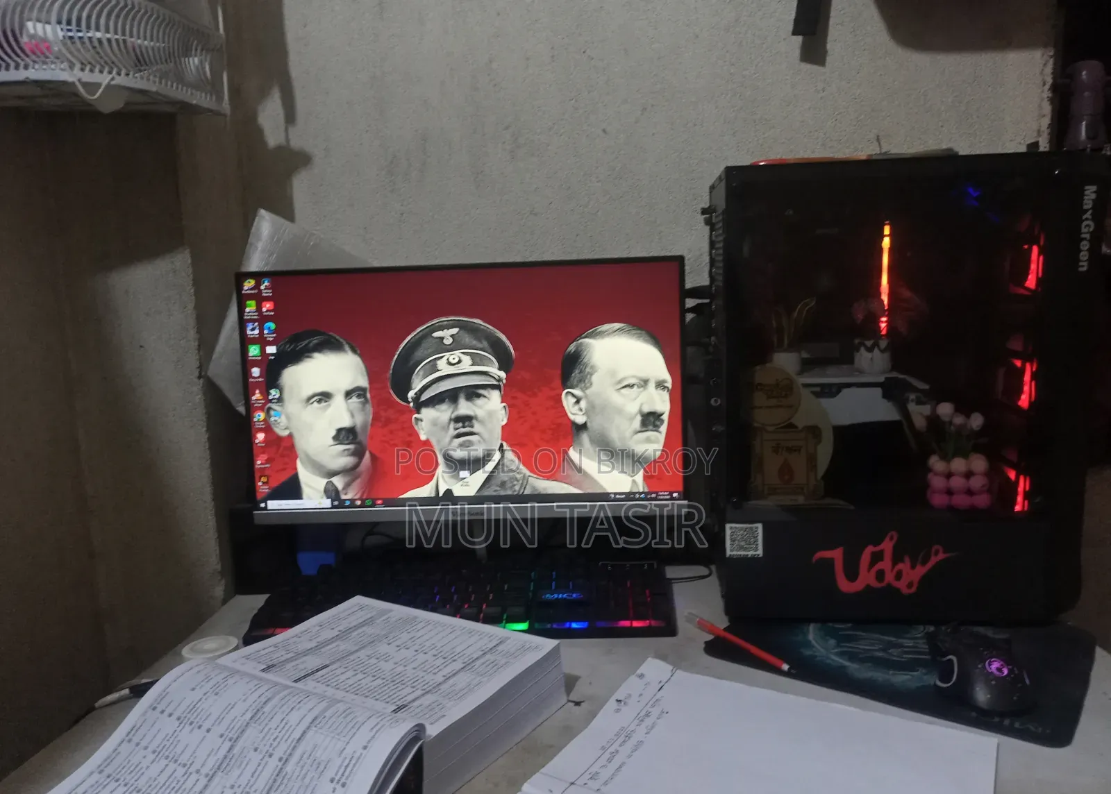 Desktop Computer MSI 8GB AMD Ryzen 5 HDD+SSD 256GB