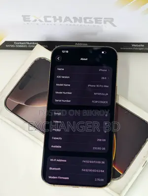 Apple iPhone 16 Pro Max 256 GB Gold