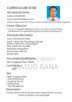 Curriculum Vitae