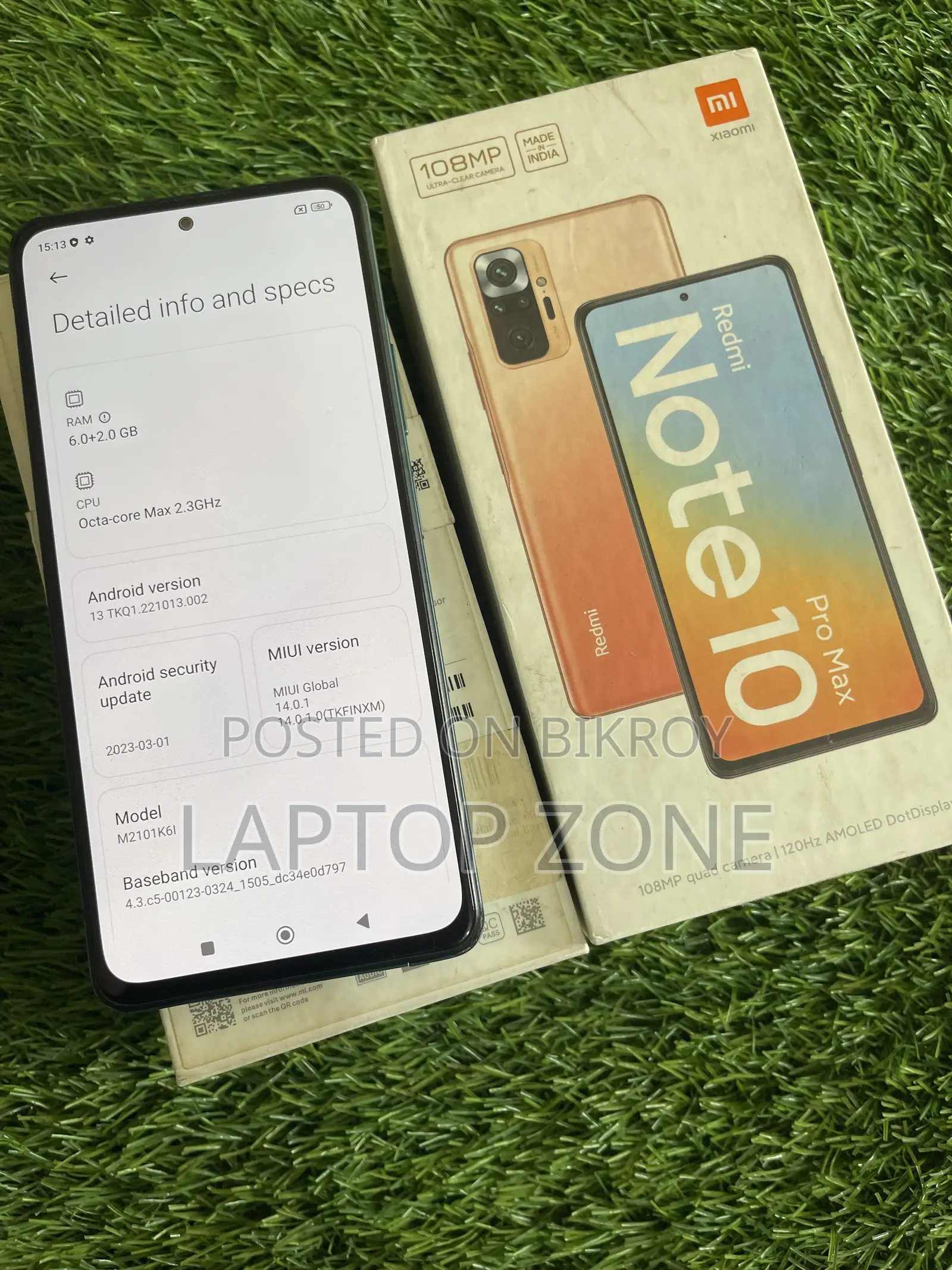 Xiaomi Redmi Note 10 Pro Max 128 GB White