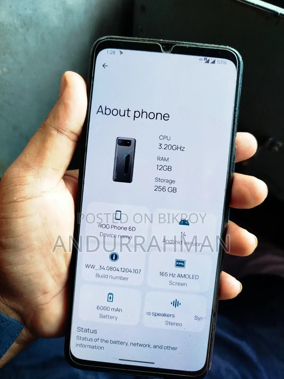 Asus ROG Phone 6D 256 GB