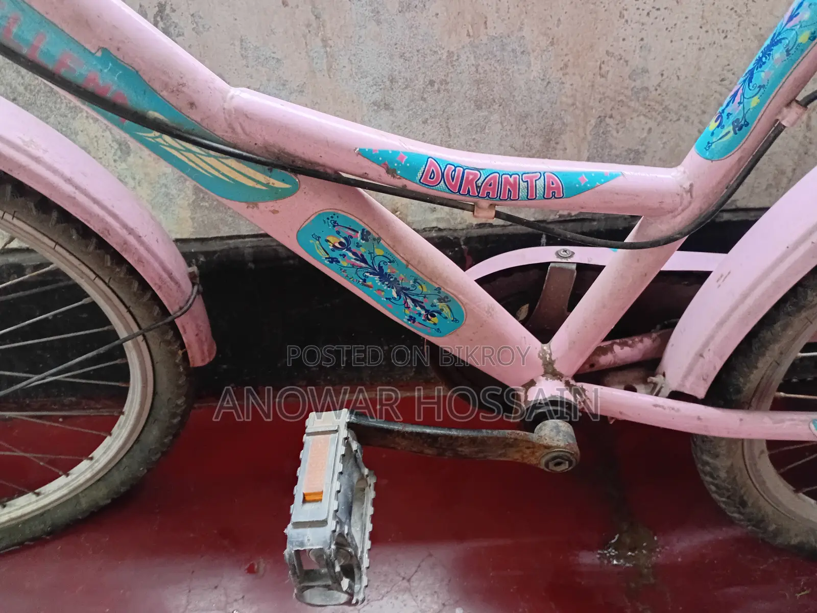 দুরন্ত ২৪ ইঞ্চি পিঙ্ক বাইসাইকেল