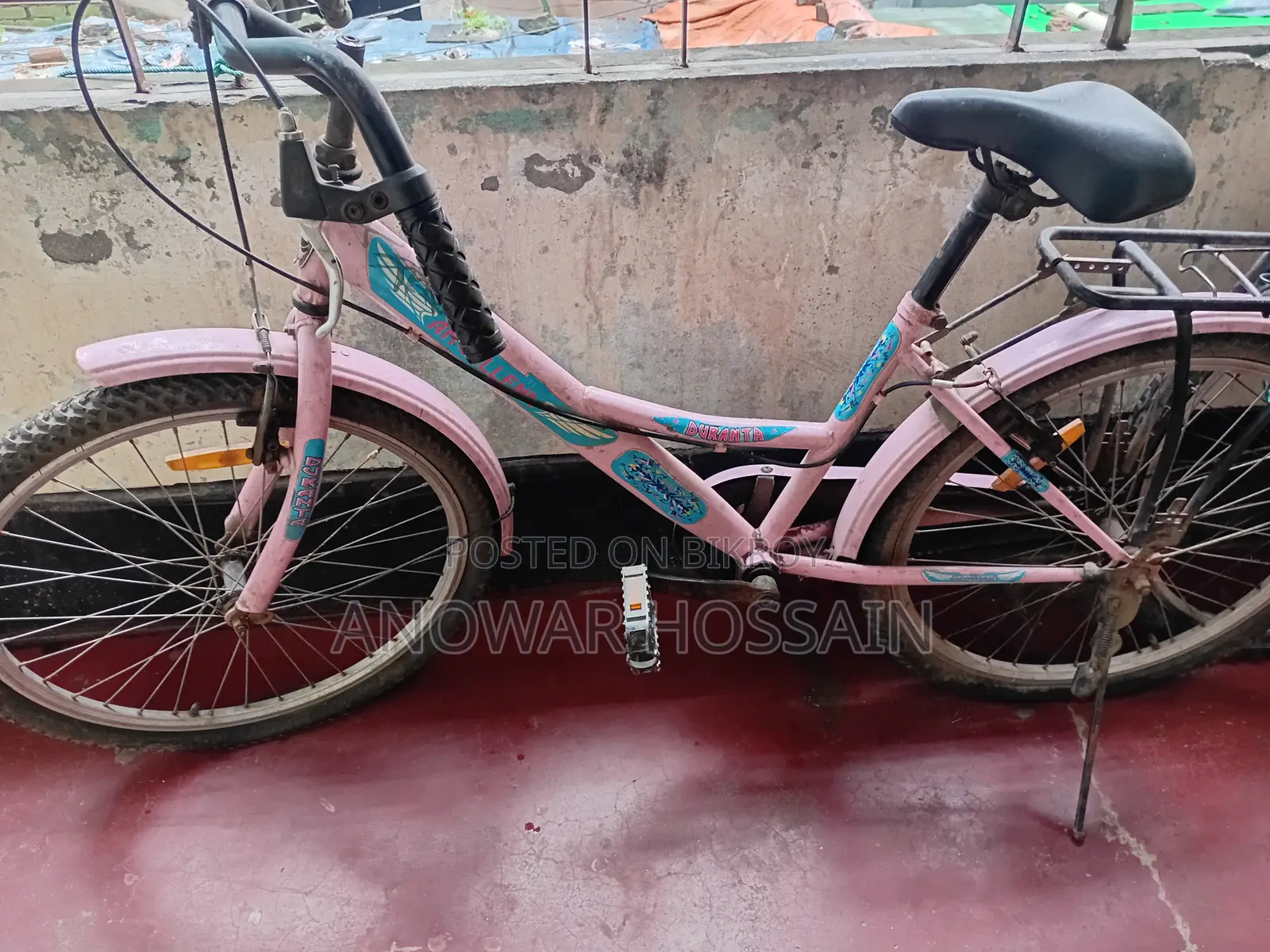 দুরন্ত ২৪ ইঞ্চি পিঙ্ক বাইসাইকেল