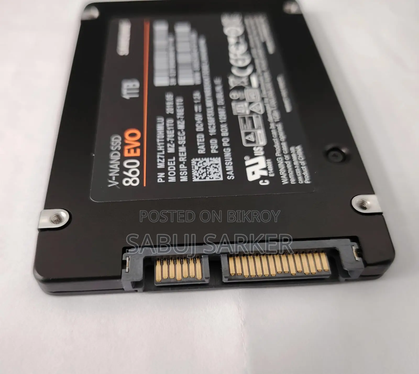 Samsung 860 Evo 1tb 2.5inch Sataiii SSD
