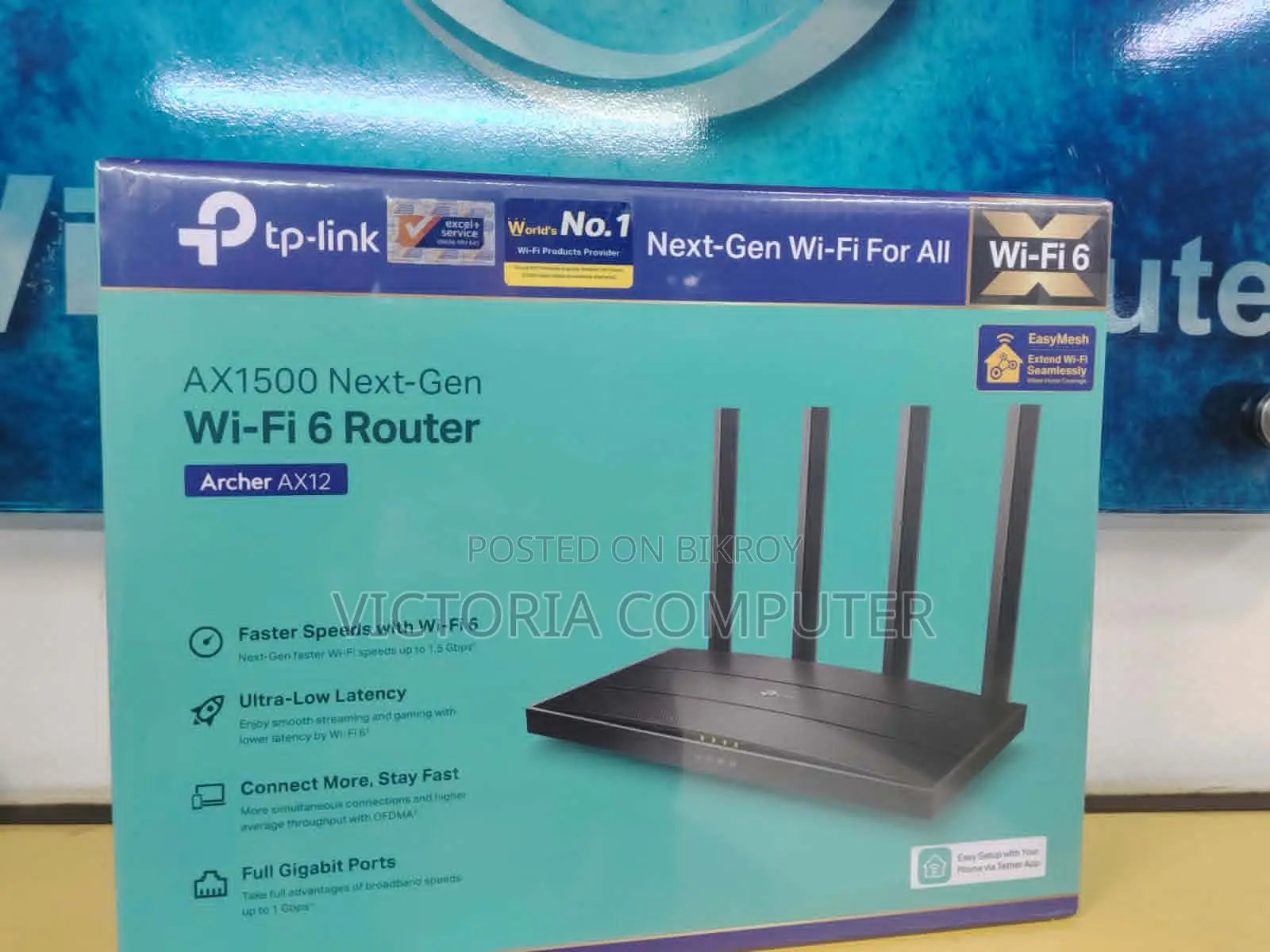 TP-Link Archer AX12 AX1500 Dual-Band Wi-Fi Router