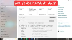 Laptop Dell Inspiron 15 3000 8GB Intel Core I3 SSD 1T