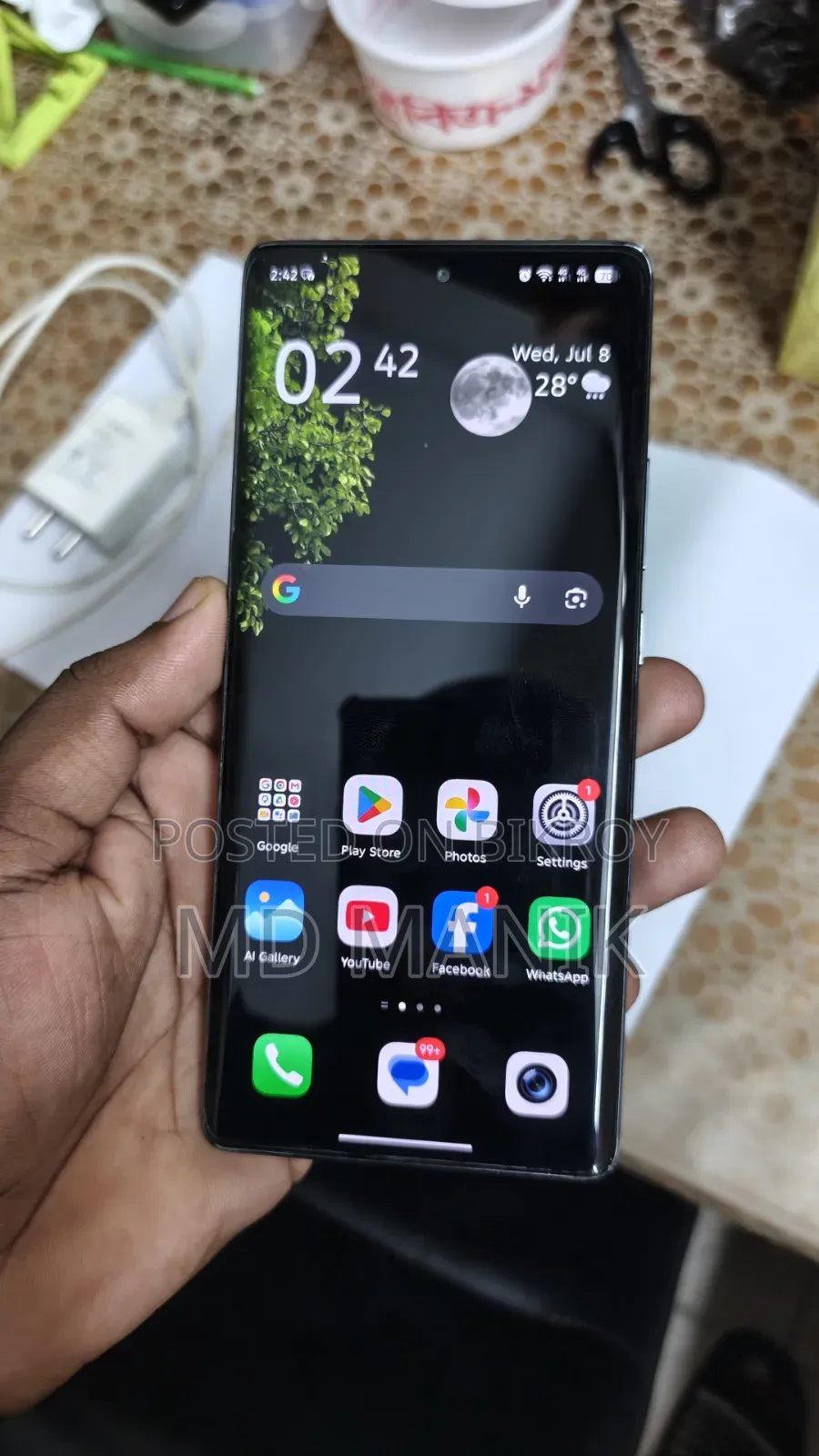 Infinix Hot 50 Pro+ 4G 256 GB Silver