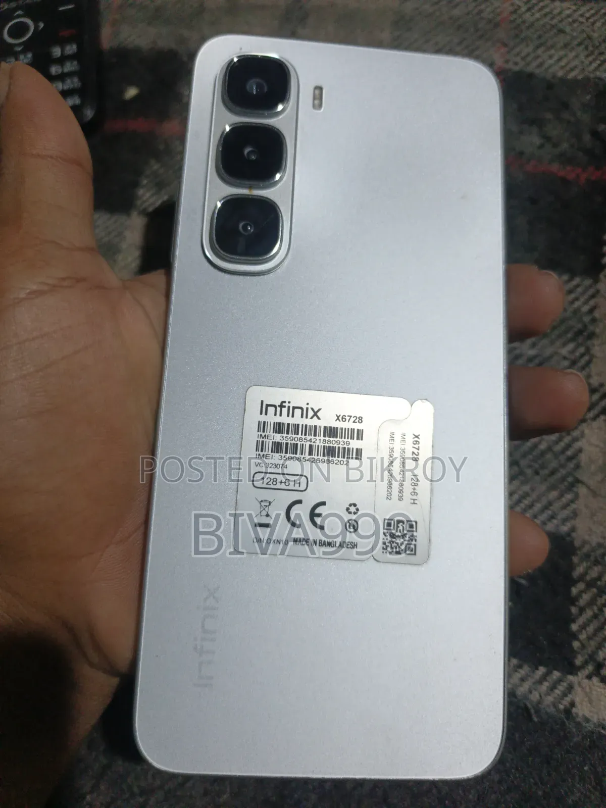 Infinix Hot 60i 128 GB Gray