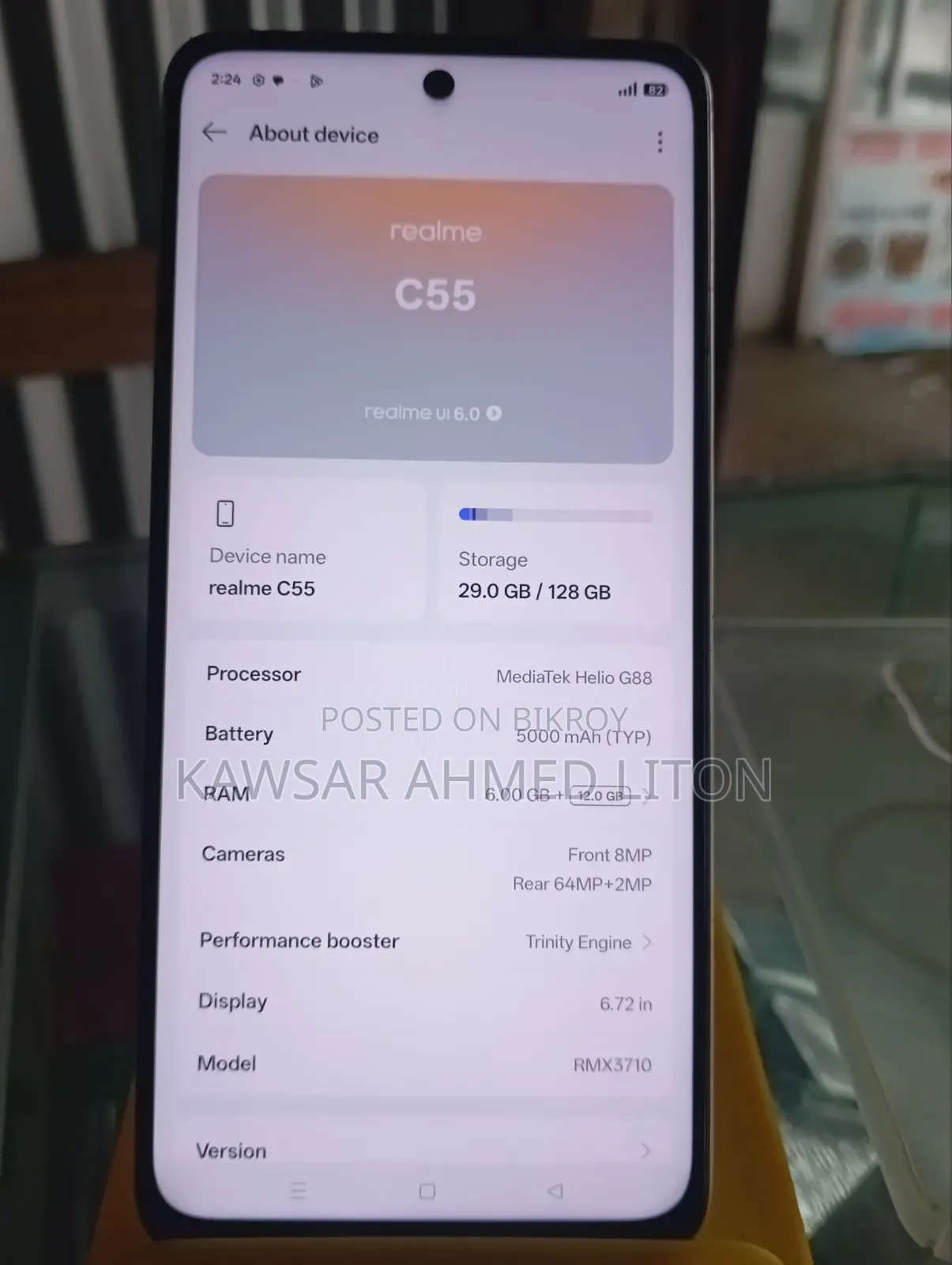 Realme C55 128 GB Gray