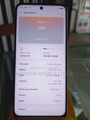 Realme C55 128 GB Gray