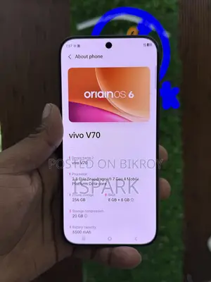 ভিভো ভি৭০ ২৫৬ জিবি ব্ল্যাক