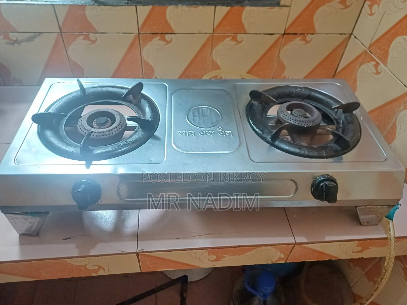 Bed, Gas Cylinder with Stove for Sale
