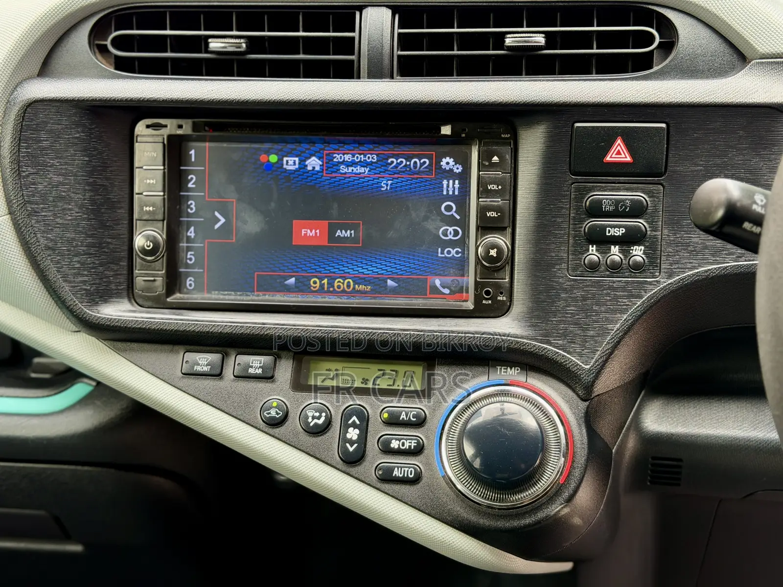 Toyota Aqua 2012 Red