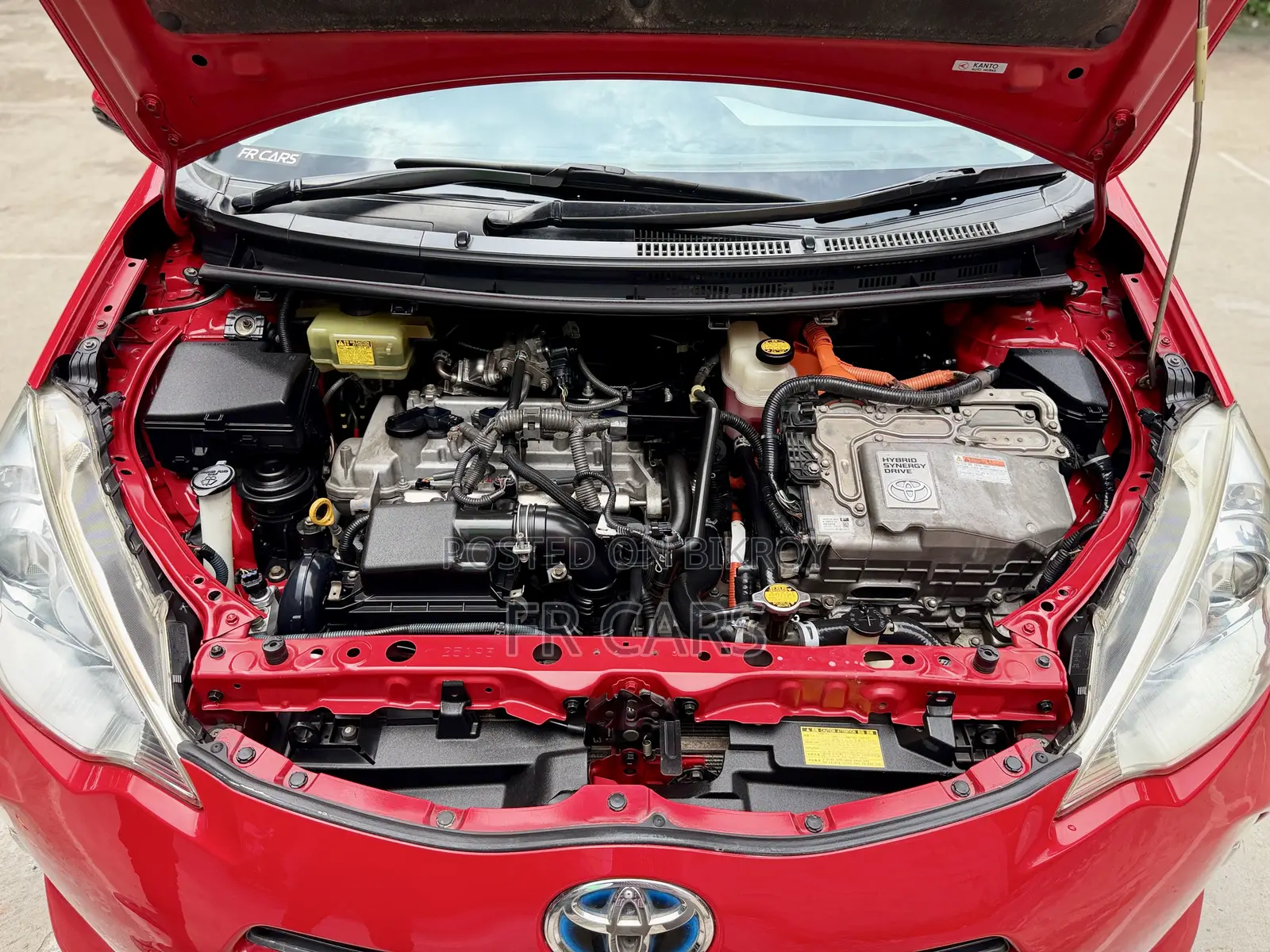 Toyota Aqua 2012 Red
