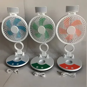 Portable Folding Fan With Led Light- Zt 329