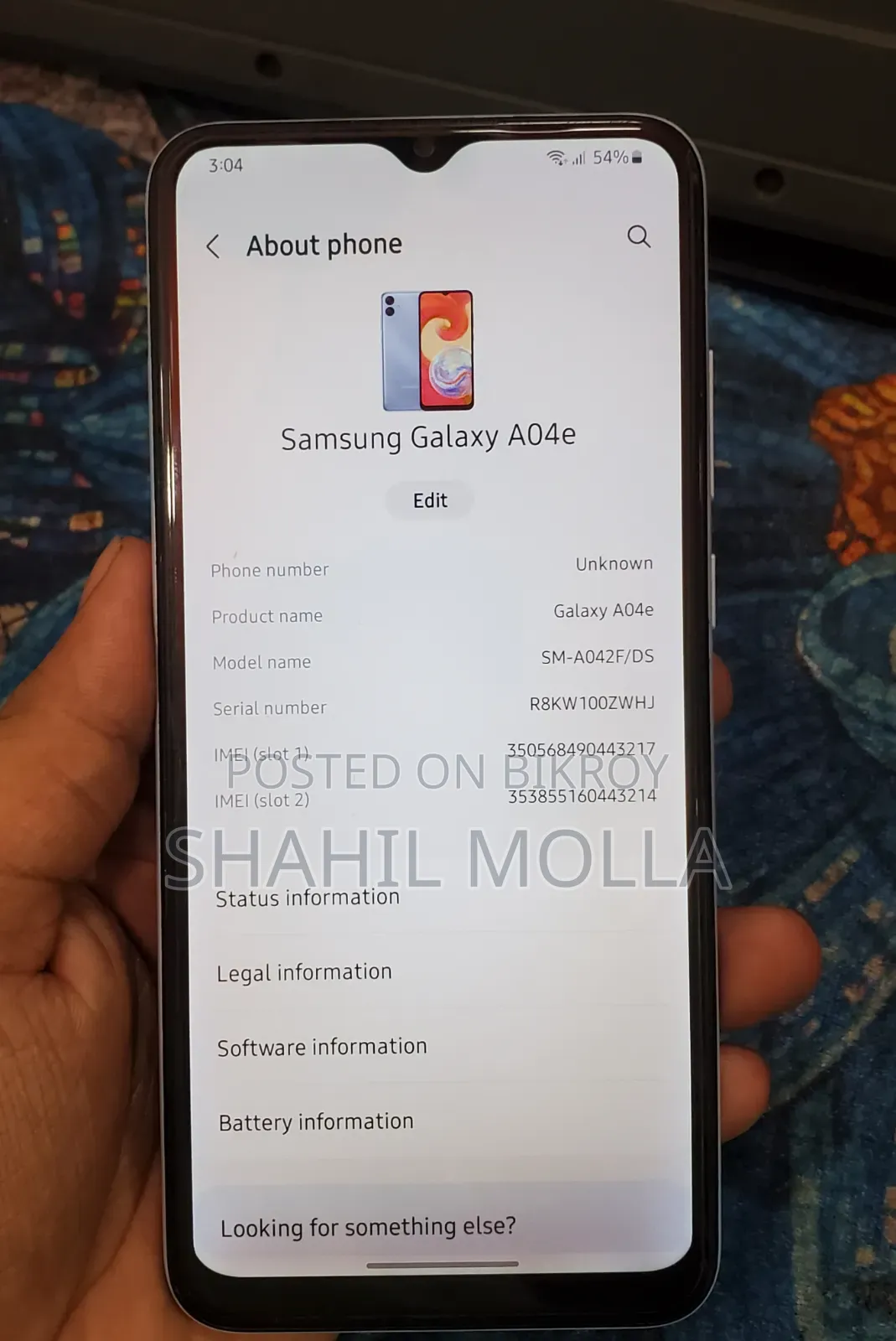 Samsung Galaxy A04e 32 GB Purple