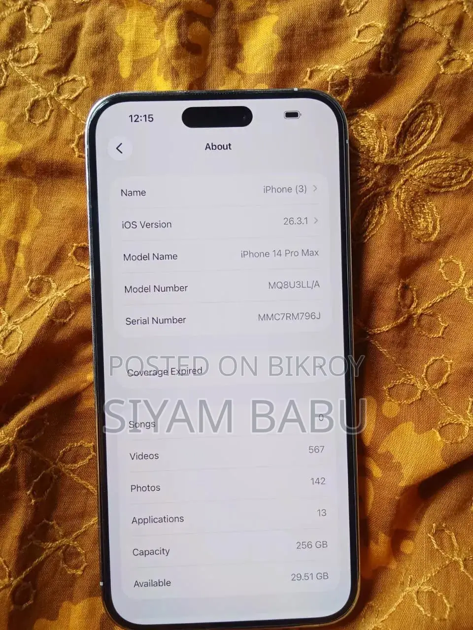 Apple iPhone 14 Pro Max 256 GB White