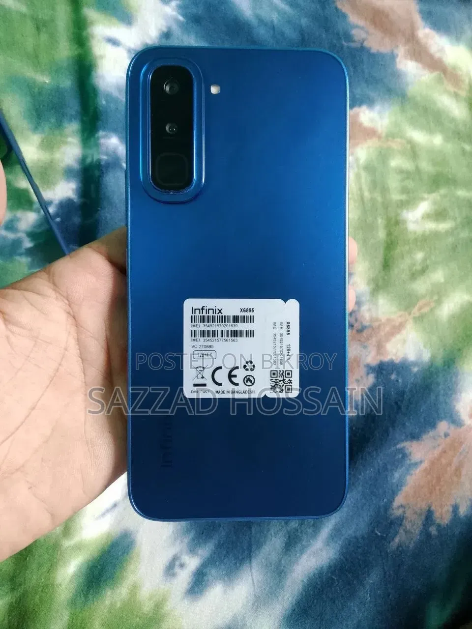 New Infinix Hot 70 128 GB Blue