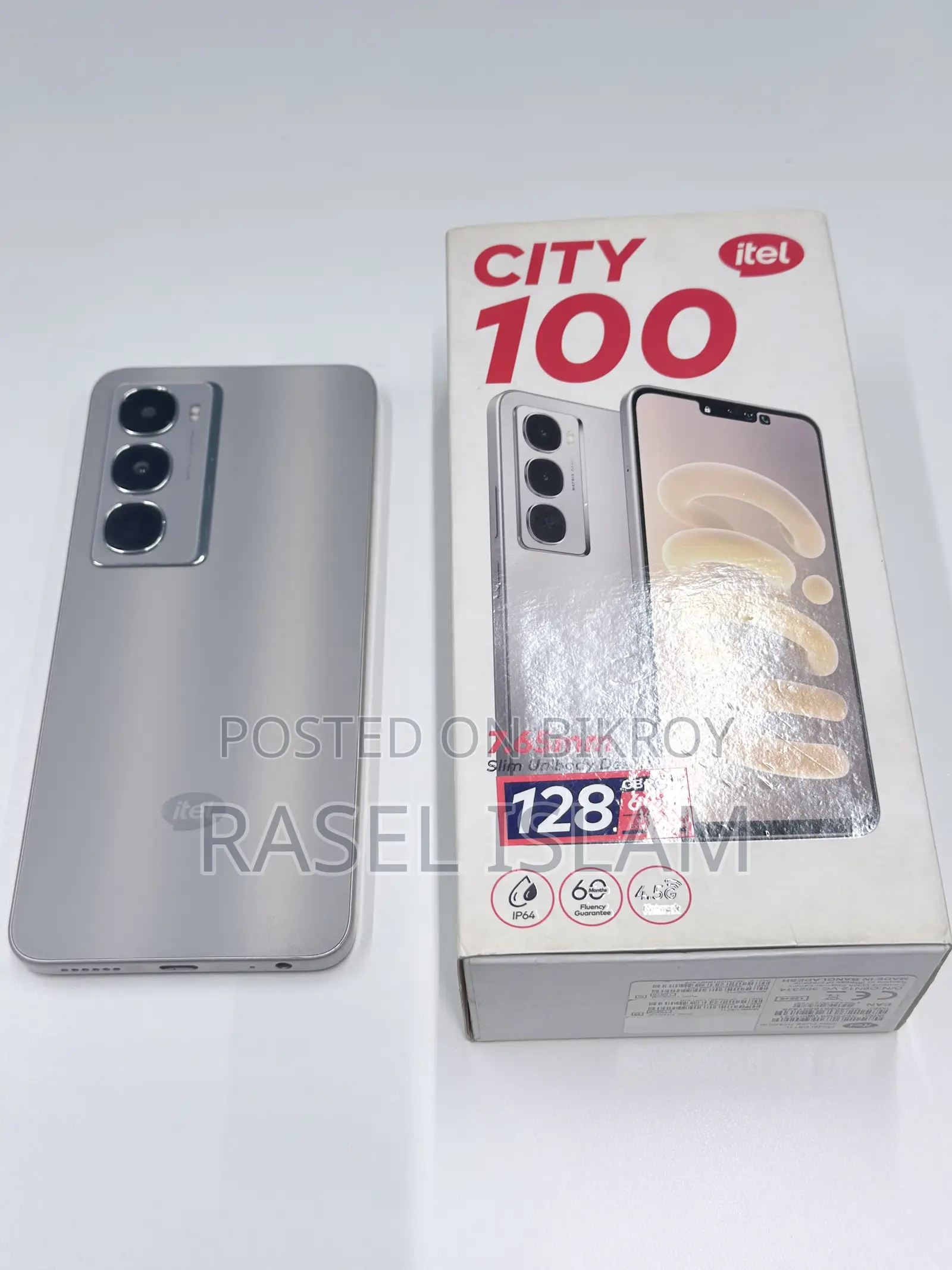 Itel City 100 128 GB Silver